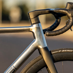 Titanium road bike frameset