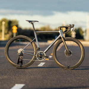 Titanium road bike