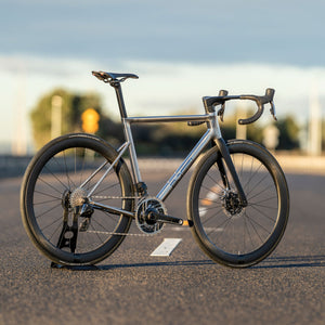 Titanium road bike