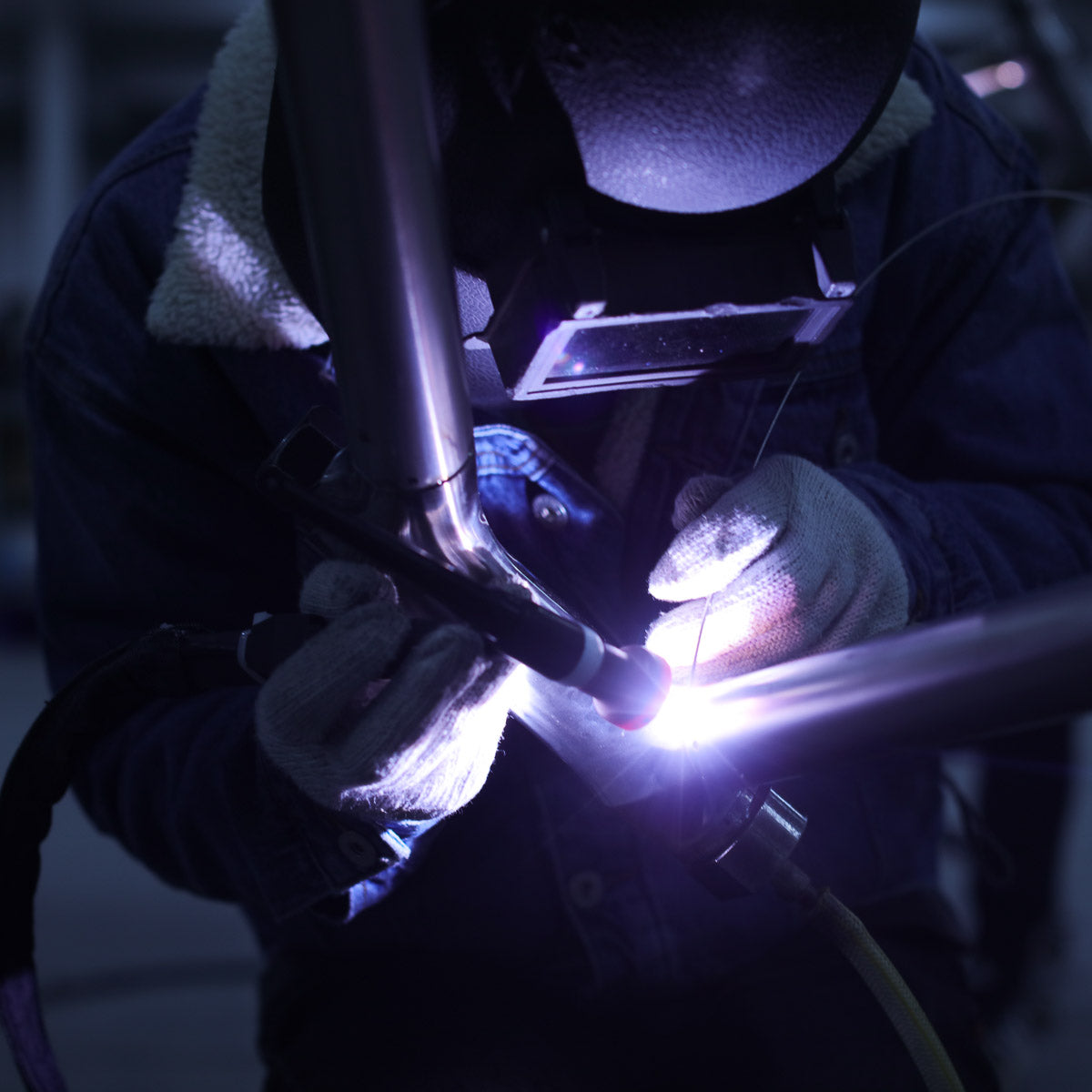 Titanium bicycle frame