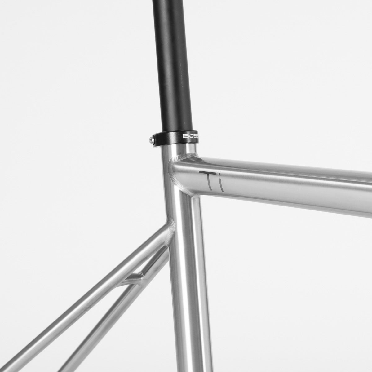 Polished steel bike discount frame