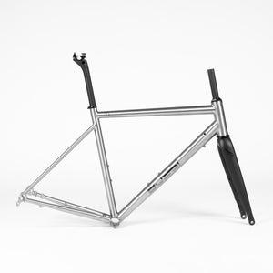Titanium road bike frameset